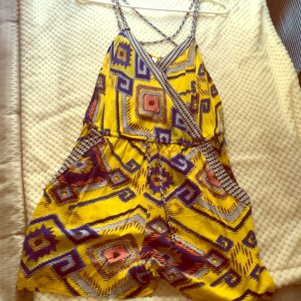 Yellow romper